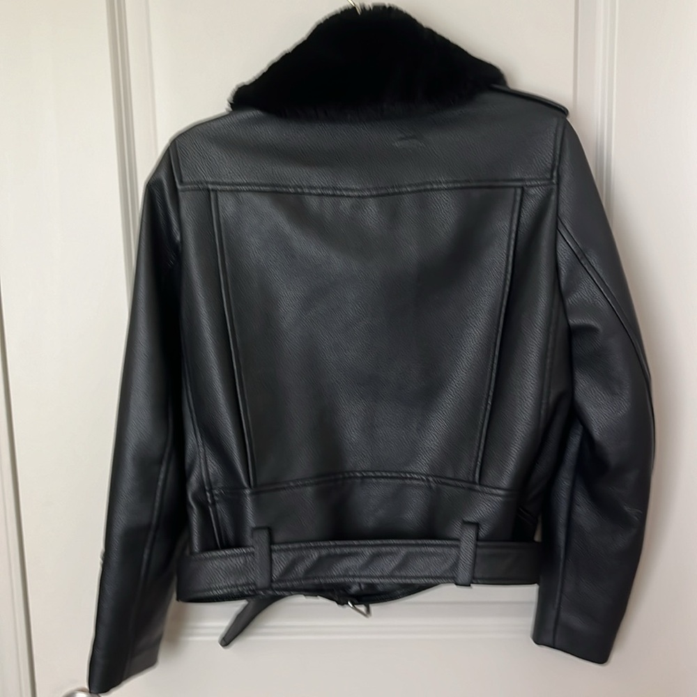 Zara moto fur jacket - Picture 2 of 16